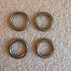 Set of 4 Club Monaco Purse Rings